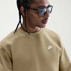 Nike Fleece Mens Crew Neck Long Sleeve Sweatshirt