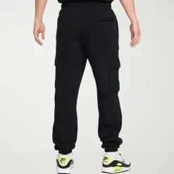 Nike Fleece Mens Cuffed Mid Rise Regular Fit Active Cargo Pant