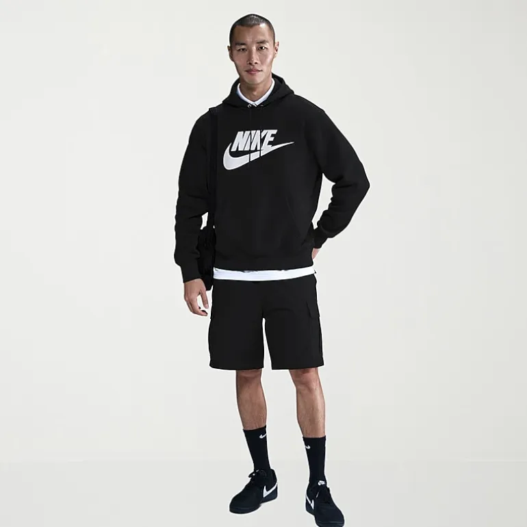 Nike Fleece Mens Long Sleeve Fleece Active Hoodie
