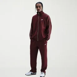 Nike Fleece Mens Straight Mid Rise Regular Fit Workout Pant