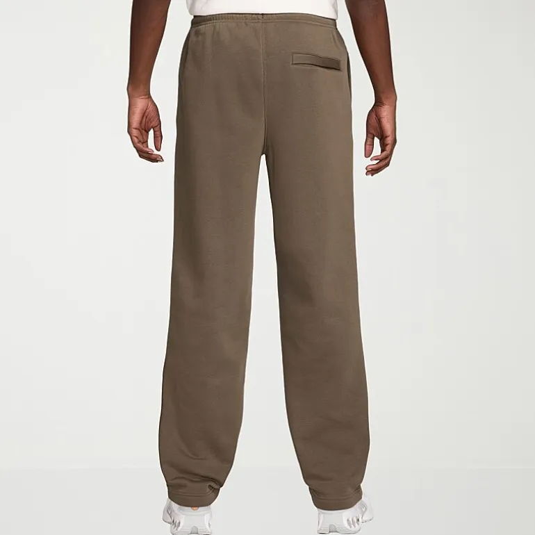 Nike Fleece Mens Straight Mid Rise Regular Fit Workout Pant