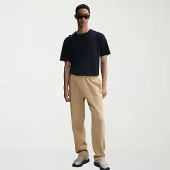 Nike Fleece Mens Straight Mid Rise Regular Fit Workout Pant