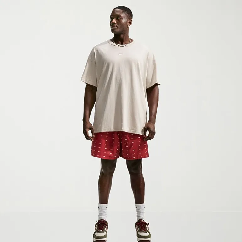 Nike Flow Mens 9" Mid Rise Big and Tall Workout Shorts
