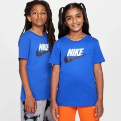 Nike Futura Big Kid Unisex Crew Neck Short Sleeve Regular Fit Graphic T-Shirt