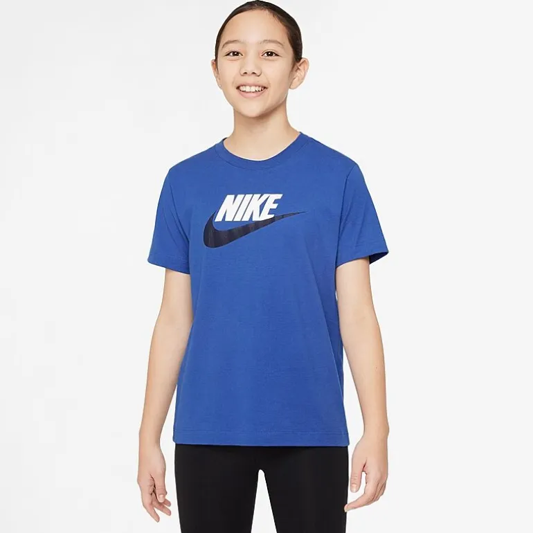 Nike Futura Big Kid Unisex Crew Neck Short Sleeve Regular Fit Graphic T-Shirt