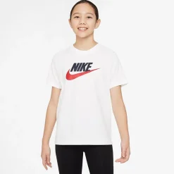 Nike Futura Big Kid Unisex Crew Neck Short Sleeve Regular Fit Graphic T-Shirt