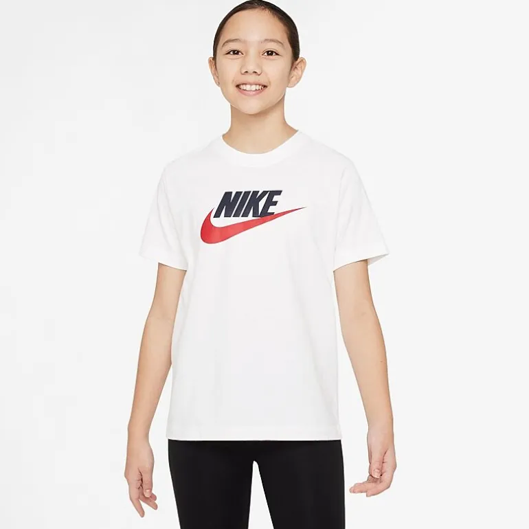 Nike Futura Big Kid Unisex Crew Neck Short Sleeve Regular Fit Graphic T-Shirt