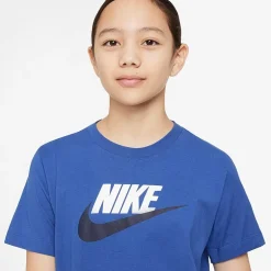 Nike Futura Big Kid Unisex Crew Neck Short Sleeve Regular Fit Graphic T-Shirt