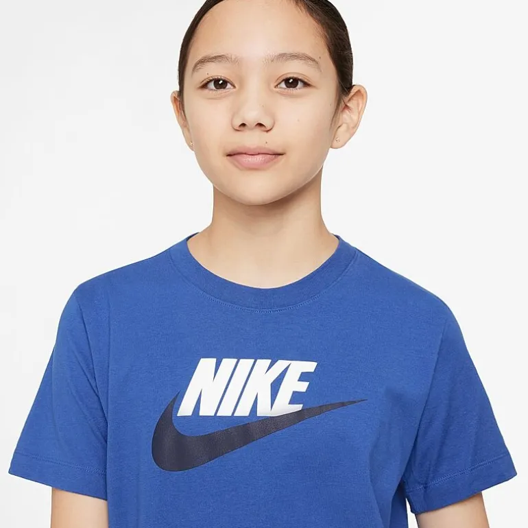 Nike Futura Big Kid Unisex Crew Neck Short Sleeve Regular Fit Graphic T-Shirt