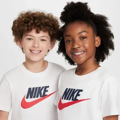 Nike Futura Big Kid Unisex Crew Neck Short Sleeve Regular Fit Graphic T-Shirt