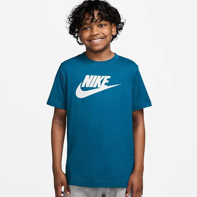 Nike Futura Big Kid Unisex Crew Neck Short Sleeve Regular Fit Graphic T-Shirt