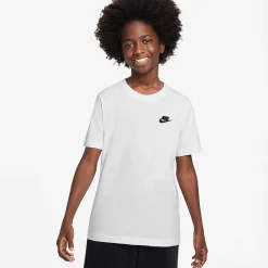 Nike Futura Big Kid Unisex Hooded Short Sleeve Active T-Shirt