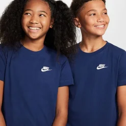 Nike Futura Big Kid Unisex Hooded Short Sleeve Active T-Shirt