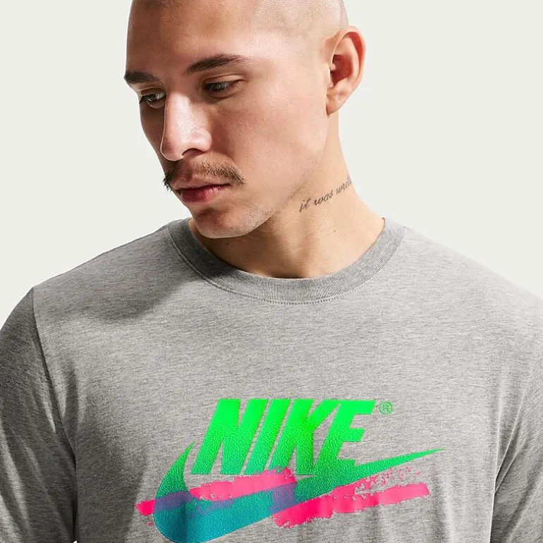 Nike Futura Mens Crew Neck Short Sleeve Classic Fit Graphic T-Shirt