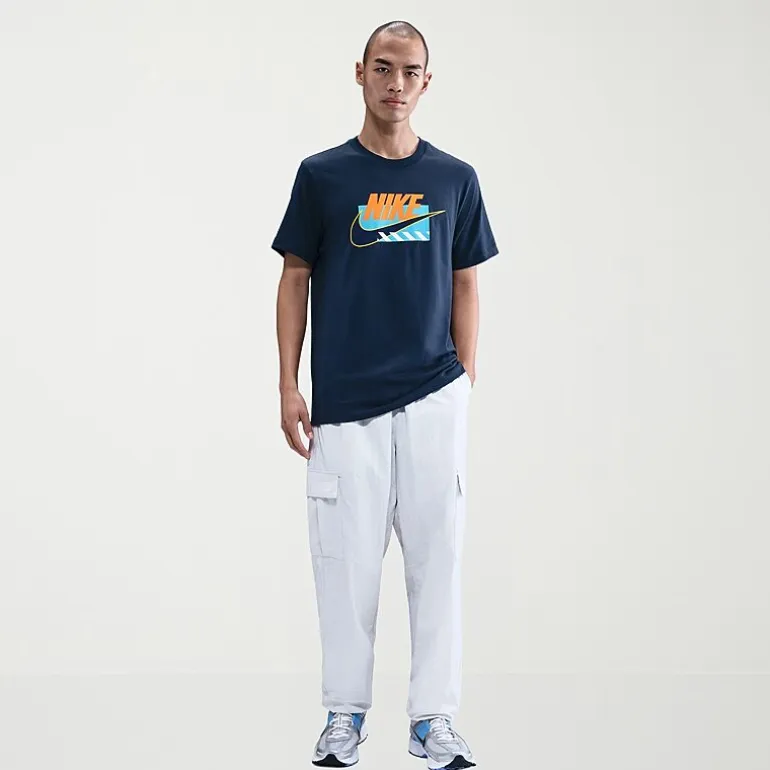 Nike Futura Mens Crew Neck Short Sleeve Classic Fit Graphic T-Shirt