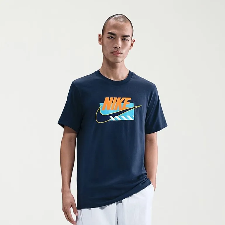 Nike Futura Mens Crew Neck Short Sleeve Classic Fit Graphic T-Shirt