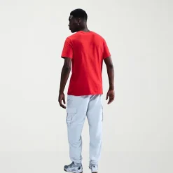 Nike Just Do It Mens Crew Neck Short Sleeve Regular Fit Big and Tall Graphic T-Shirt