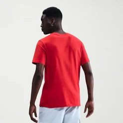 Nike Just Do It Mens Crew Neck Short Sleeve Regular Fit Big and Tall Graphic T-Shirt