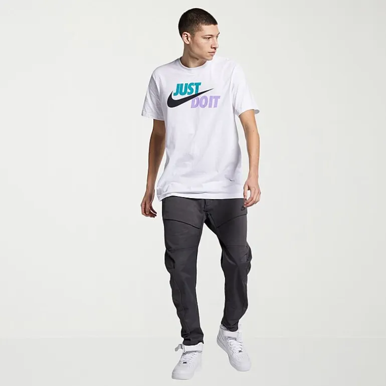 Nike Just Do It Mens Crew Neck Short Sleeve Classic Fit Big and Tall Graphic T-Shirt