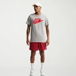 Nike Just Do It Mens Crew Neck Short Sleeve Classic Fit Big and Tall Graphic T-Shirt