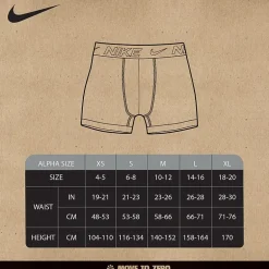Nike Little & Big Kid Boys 3 Pack Boxer Briefs 9n0845-W1w