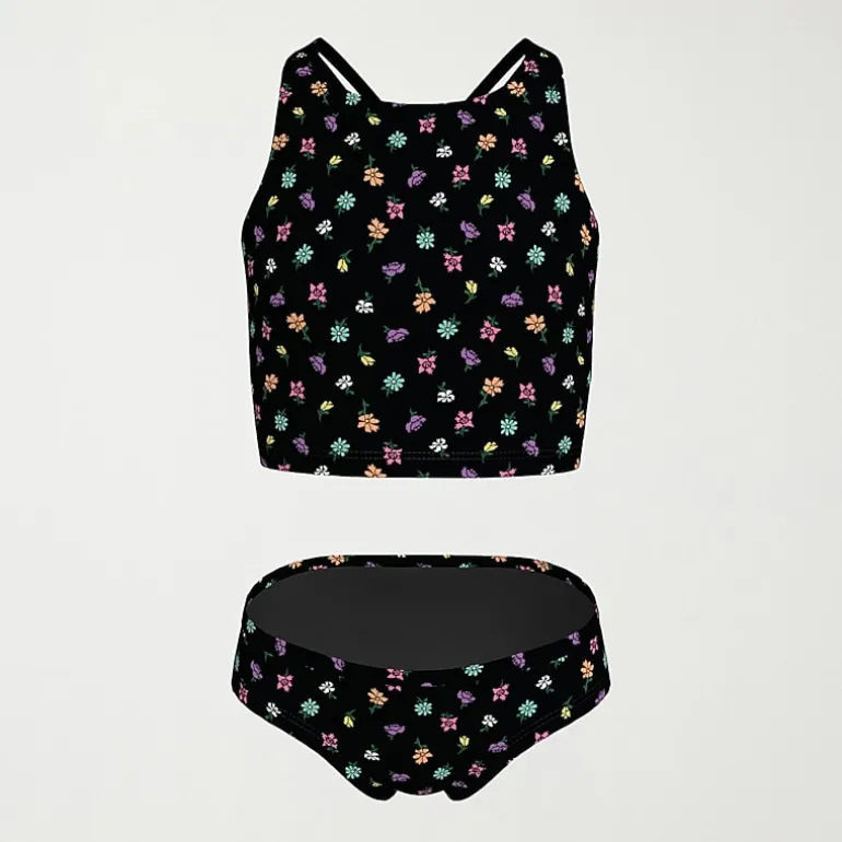 Nike Little & Big Kid Girls Floral 2-pc. Tankini Set