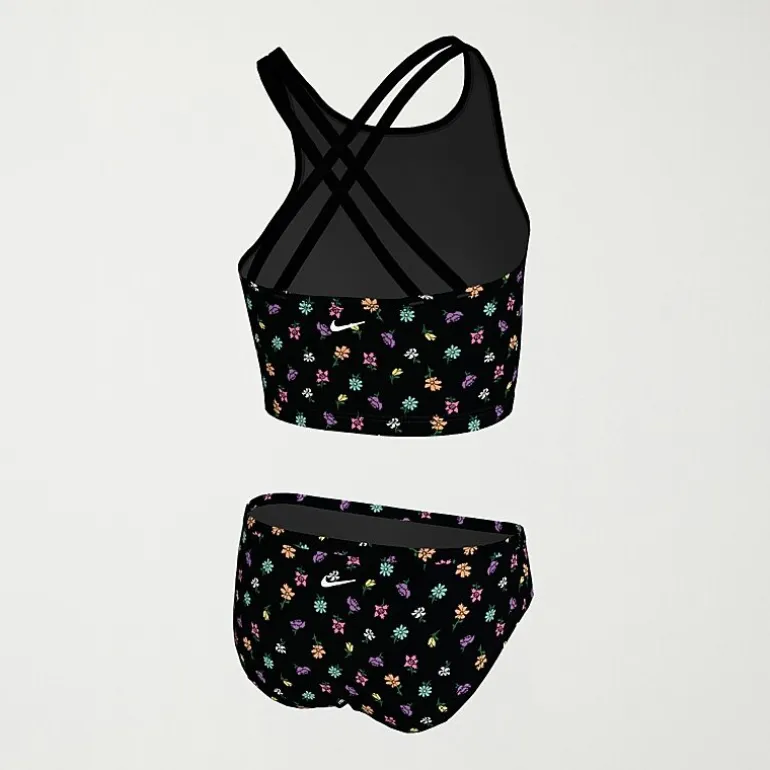 Nike Little & Big Kid Girls Floral 2-pc. Tankini Set