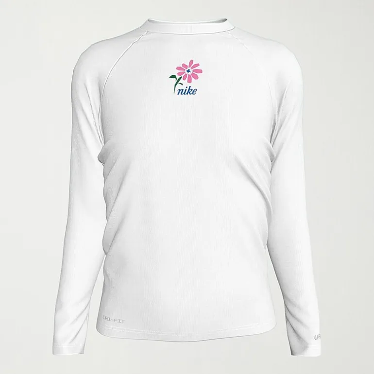 Nike Little & Big Kid Girls Long Sleeve One Piece Swimsuit