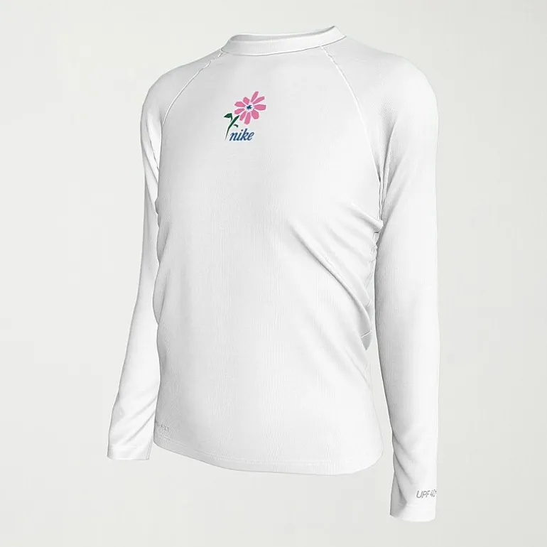 Nike Little & Big Kid Girls Long Sleeve One Piece Swimsuit