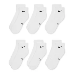 Nike Little & Big Kid Unisex 6 Pair Quarter Ankle Socks