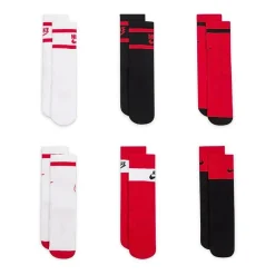 Nike Little & Big Kid Unisex 6 Pair Crew Socks