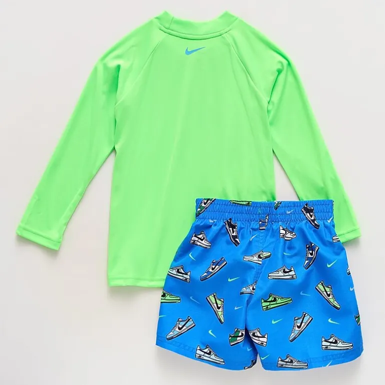 Nike Little Boys UV Protection 2-pc. Rash Guard Set