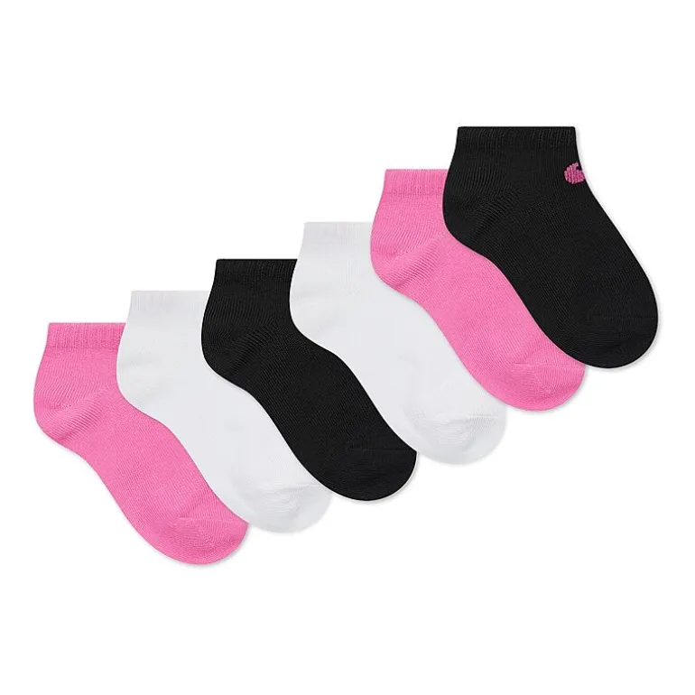 Nike Little Girls Multi-Pack 6 Pair Low Cut Socks