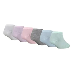 Nike Little Girls Multi-Pack 6 Pair Low Cut Socks