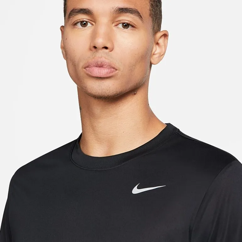 Nike Mens Crew Neck Long Sleeve Quick Dry Active T-Shirt
