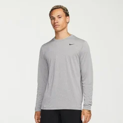 Nike Mens Crew Neck Long Sleeve Quick Dry Active T-Shirt