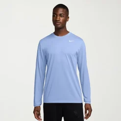 Nike Mens Crew Neck Long Sleeve Quick Dry Active T-Shirt