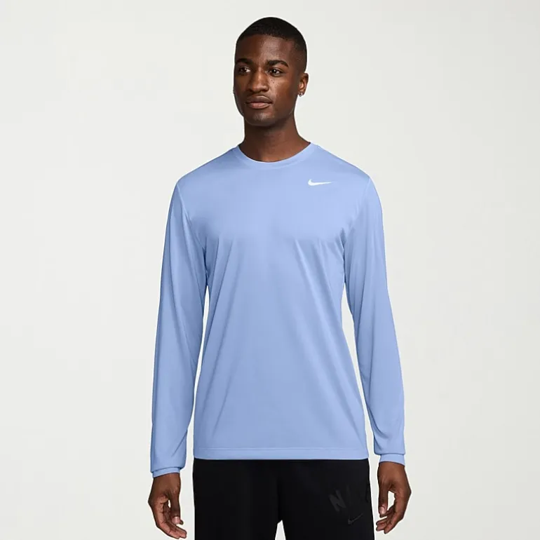 Nike Mens Crew Neck Long Sleeve Quick Dry Active T-Shirt