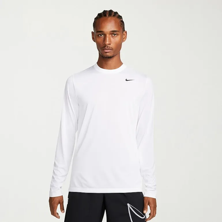 Nike Mens Crew Neck Long Sleeve Quick Dry Active T-Shirt