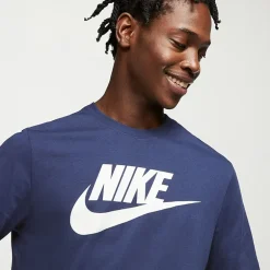 Nike Mens Crew Neck Short Sleeve Regular Fit Graphic T-Shirt
