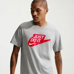 Nike Mens Crew Neck Short Sleeve Classic Fit Graphic T-Shirt