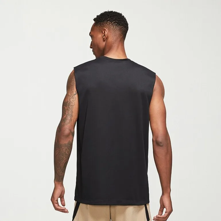 Nike Mens Crew Neck Sleeveless Muscle T-Shirt