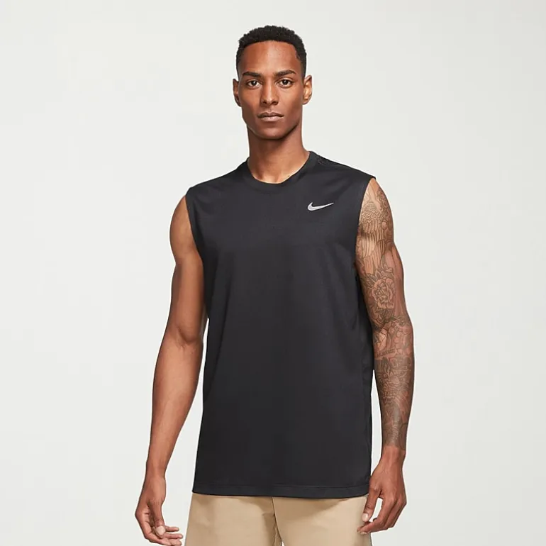 Nike Mens Crew Neck Sleeveless Muscle T-Shirt