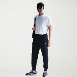 Nike Mens Cuffed Mid Rise Regular Fit Big and Tall Fleece Active Jogger Pant