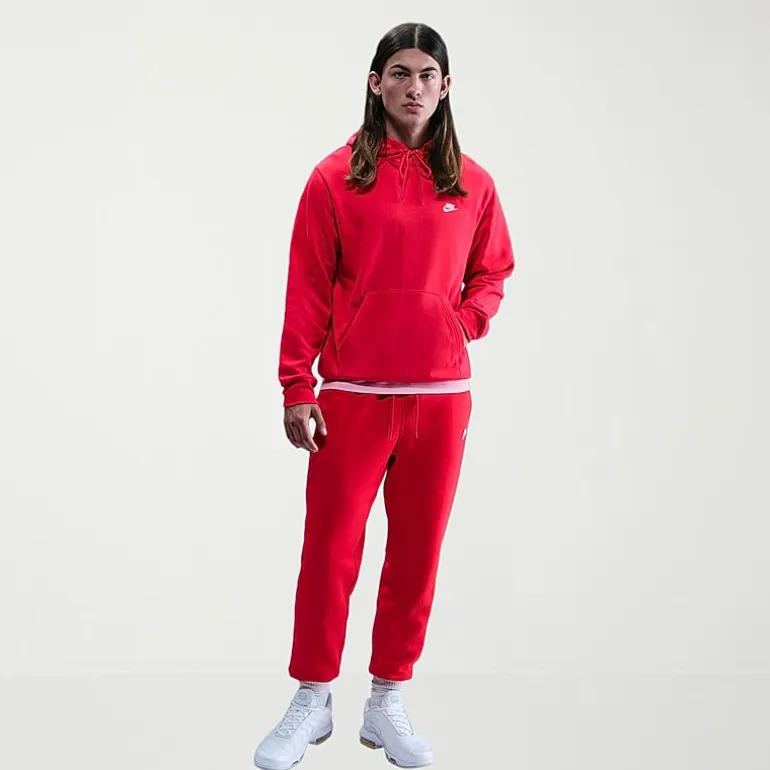 Nike Mens Cuffed Mid Rise Regular Fit Big and Tall Fleece Active Jogger Pant