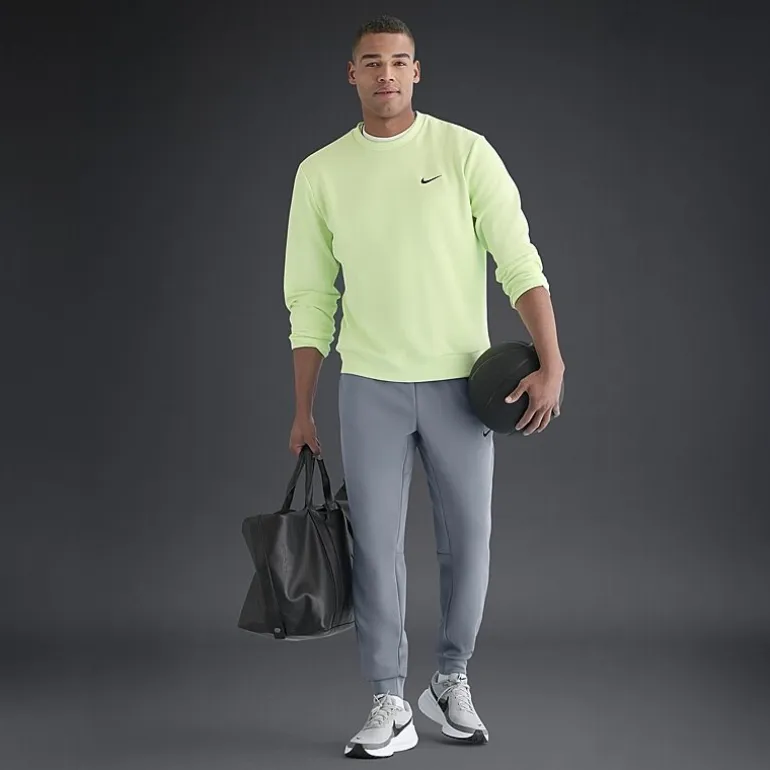 Nike Mens Cuffed Mid Rise Regular Fit Fleece Active Jogger Pant