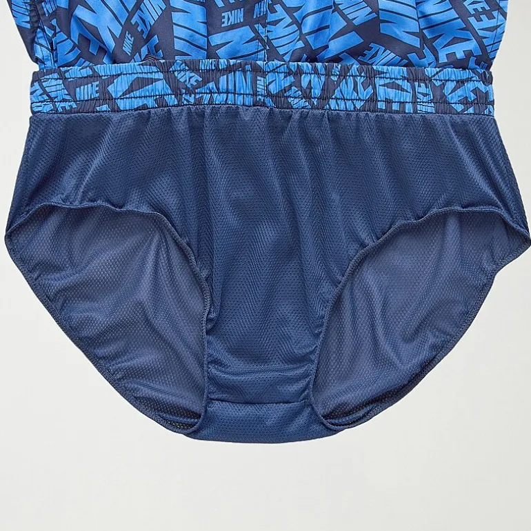 Nike Mens Drawstring Waist 7" Logo Swim Trunks