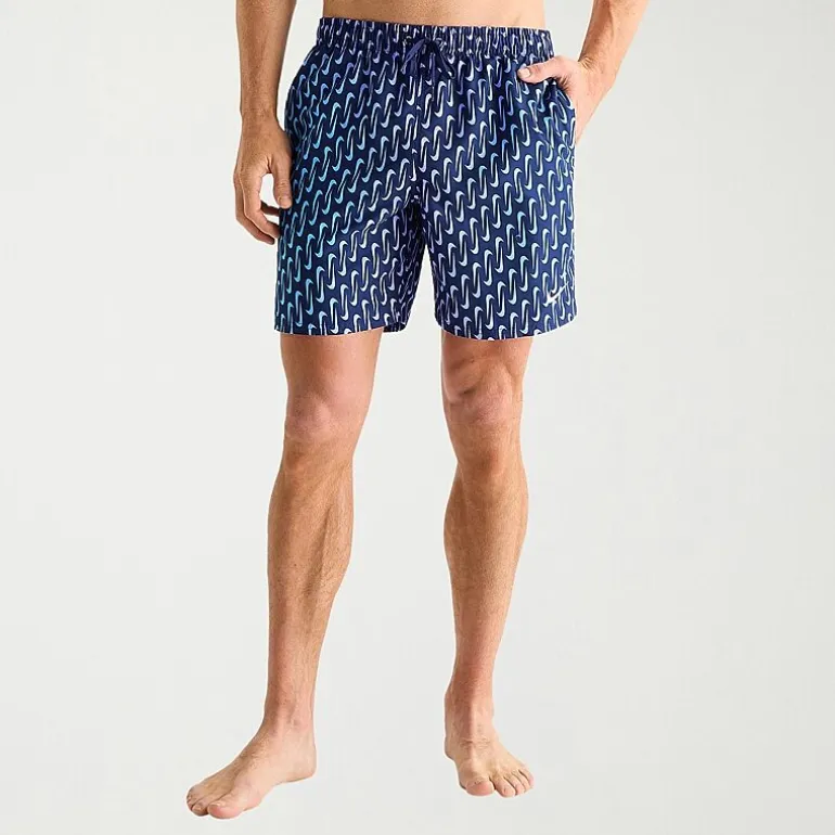Nike Mens DRAWSTRING WAIST 7" Logo Swim Trunks