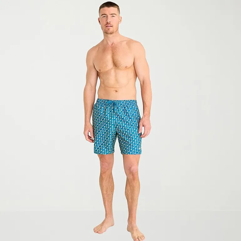 Nike Mens DRAWSTRING WAIST 7" Logo Swim Trunks