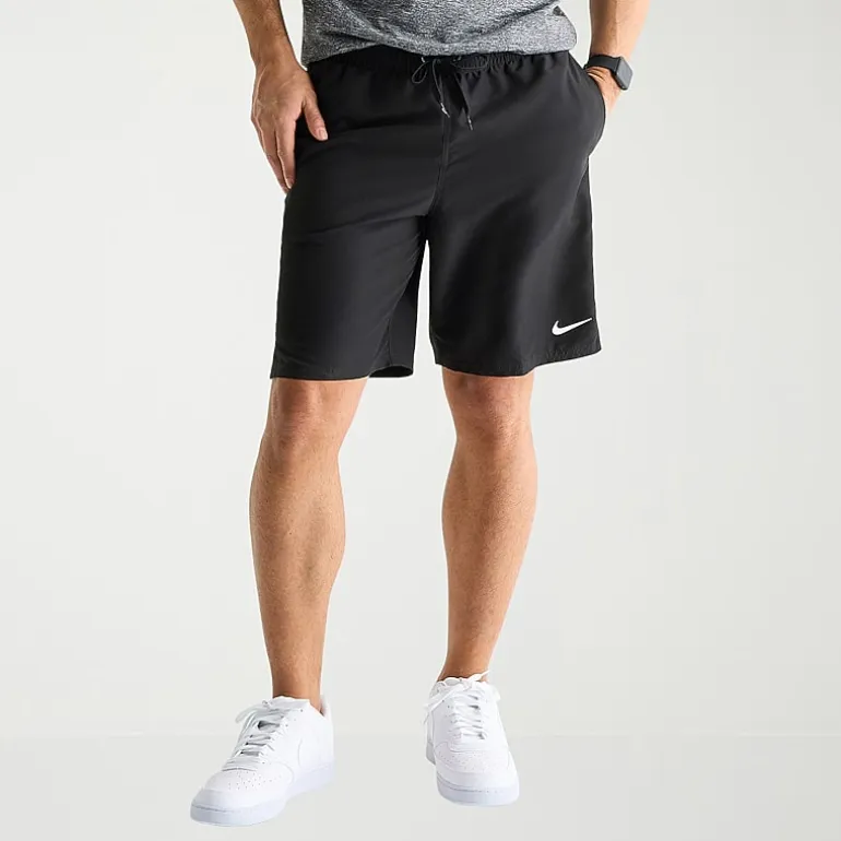 Nike Mens Drawstring Waist 9" Swim Trunks